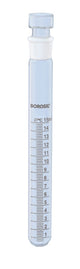 Tubes Borosil® - Test - Réutilisables - Gradués - Verre rodé avec bouchons - 15 mL - 14/15 - CS/10