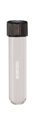 Borosil® Tubes - Culture - Round Bottom - Clear - PTFE-Lined PP Screw Caps - 10mL - CS/100 - SolventWaste.com