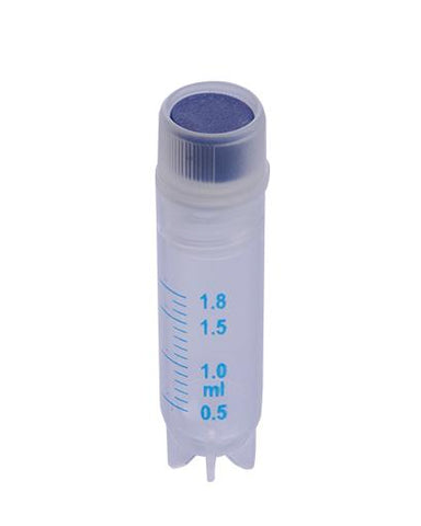 Abdos Blue Cryo Coders, HDPE, for External and Internal Threaded Vial Identification, 100/CS