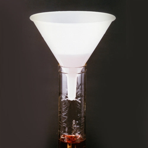 Chromatography Funnel CF-960WN HDPE Plastic 960mL wide neck - SolventWaste.com