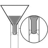 Chromatography Funnel CF-120 HDPE Plastic 120mL - SolventWaste.com