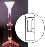 Chromatography Funnel CF-960 HDPE Plastic 960mL - SolventWaste.com