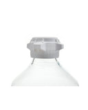 PUREGRIP® Glass Carboys - Round - Clear - 83B VersaCap® - 10 L - 1/EA - SolventWaste.com