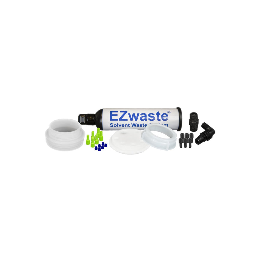 EZWaste® UN/DOT Filter Kit, VersaCap® 70S w/ Threaded Adapter, 6 Ports for 1/16” OD Tubing - SolventWaste.com