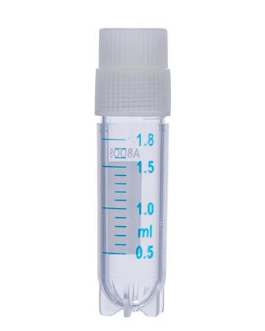 Abdos Cryo Vial External Thread with Star Foot, Polypropylene (PP) 1.8ml, Gamma Sterilized, 1000/CS