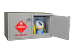 Mini Stak-a-Cab™ Combination Acid/Flammables with Self-Closing Door on the Flammables Side - SolventWaste.com
