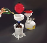 8" ECO Funnel with 38-430 cap adapter - SolventWaste.com