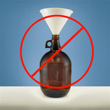 8" ECO Funnel System, 4L Glass bottle, Secondary Container - SolventWaste.com
