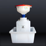 8" ECO Funnel with 100mm cap adapter - SolventWaste.com