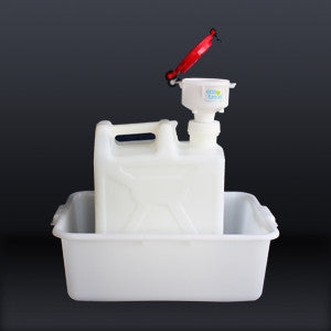 4" ECO Funnel System, 20 Liter, 70mm, Secondary Container - SolventWaste.com