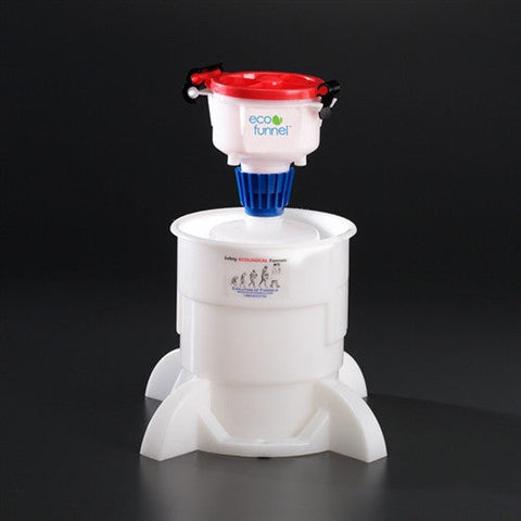 4" ECO Funnel System, 2 Liter, 38-430, Secondary Container - SolventWaste.com