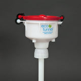 4" ECO Funnel with cap adapter for Rieke Flex Spout - SolventWaste.com