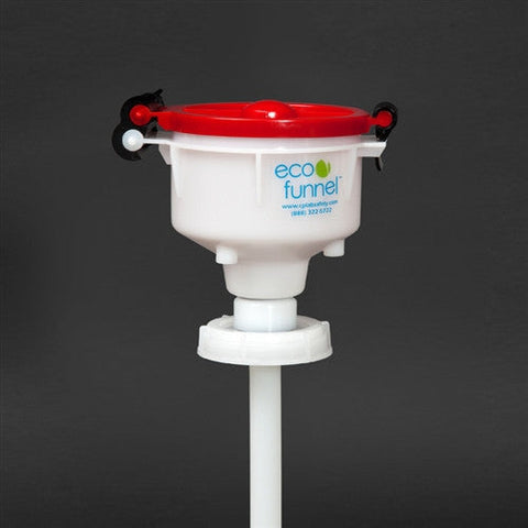 4" ECO Funnel with 70mm cap adapter - SolventWaste.com