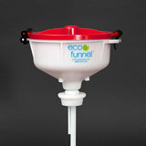 8" ECO Funnel with 2" NPT fine thread cap for Drums - SolventWaste.com