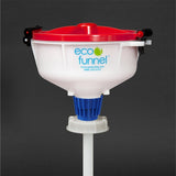 8" ECO Funnel with 70mm adapter, suitable for 5 gal rectangle tight head drum - SolventWaste.com