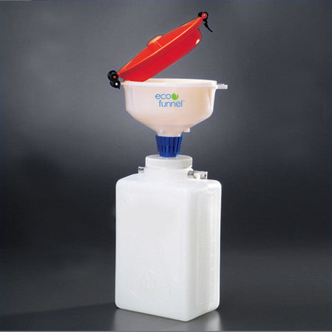 8" ECO Funnel System, 9 Liter, cap size 100mm - SolventWaste.com