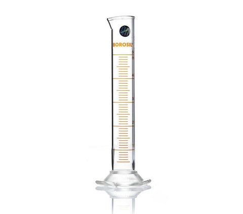 Borosil® Cylinders - Class B - TC - 500mL x 5mL - CS/4 - SolventWaste.com