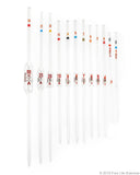 Borosil Volumetric Pipette Bulb Pipette Class A Accuracy ASTM Batch Certificate 6mL Borosilicate - SolventWaste.com