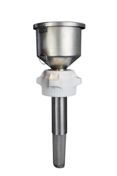 EZwaste® 83mm Safety Funnel, Stainless Steel - SolventWaste.com