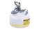 Quick-Disconnect Disposal Safety Can, polypropylene fittings for 3/8" tubing, 2 gal., polyethylene