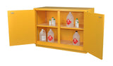 Under-the-Counter, Flammables Cabinet, 35", Yellow - SolventWaste.com