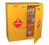 54-Gallon Flammables Cabinet, Self-Closing Doors - SolventWaste.com