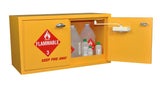 Mini Stak-a-Cab™ Flammables Cabinet with Self-Closing Doors - SolventWaste.com
