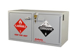 Mini Stak-a-Cab™ Combination Acid/Flammables with Self-Closing Door on the Flammables Side - SolventWaste.com