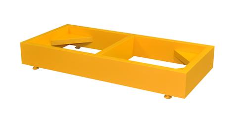 Mini Stak-a-Cab™ Floor Stand for Flammables Cabinet - SolventWaste.com
