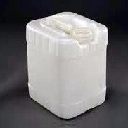 Rectangular Carboy, 5 gal HDPE Samson Stacker - SolventWaste.com