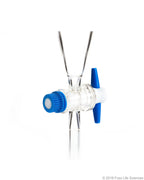 Borosil® Glass  Separating Funnels - Pear Shape - with PTFE stopcock - Interchangeable stopper CS/10 500mL - SolventWaste.com