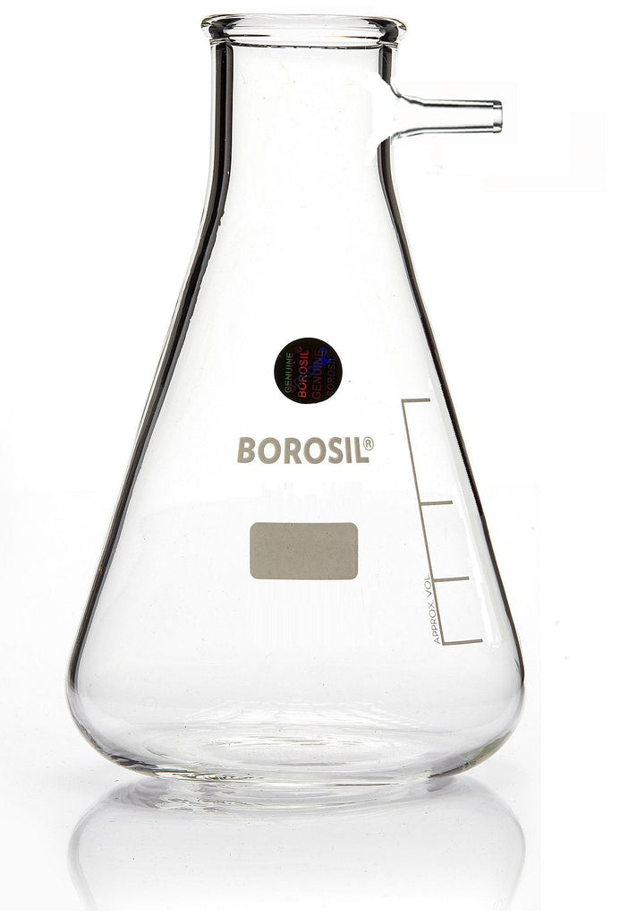Borosil® Flasks - Filtering - Beaded Rim - 1000mL - CS/10 - SolventWaste.com