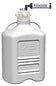 EZwaste® XL Safety Vent Carboy 75L HDPE with VersaCap® 120mm, 4 Ports for 1/16‚Äù OD Tubing, 3 Ports for ¬º‚Äù OD Tubing and a Chemical Exhaust Filter