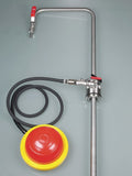 Solvent pump foot operated, discharge tube, 95cm - SolventWaste.com