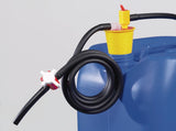 OTAL foot pump hose & stopcock, PP/PVC, tube Ø12mm - SolventWaste.com