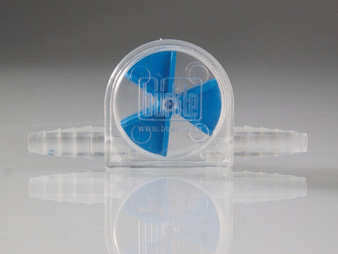 Flow indicator LiquiMobil, SAN, blue - SolventWaste.com
