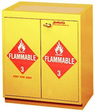 Floor Flammable Cabinet with Top Tray - SolventWaste.com